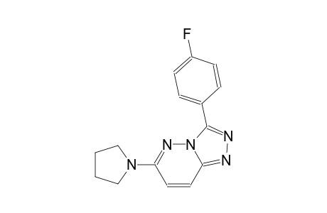 [1,2,4]triazolo[4,3-b]pyridazine, 3-(4-fluorophenyl)-6-(1-pyrrolidinyl)-