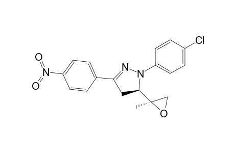 (R)-1-(4-Chlorophenyl)-5-((S)-2-methyloxiran-2-yl)-3-(4-nitrophenyl)-4,5-dihydro-1H-pyrazole