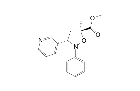 METHYL-ANTI-5-METHYL-2-PHENYL-3-(3-PYRIDYL)-ISOXAZOLIDINE-5-CARBOXYLATE