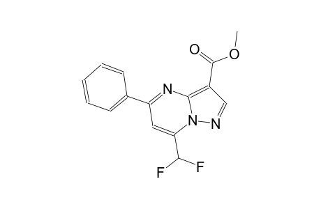 methyl 7-(difluoromethyl)-5-phenylpyrazolo[1,5-a]pyrimidine-3-carboxylate