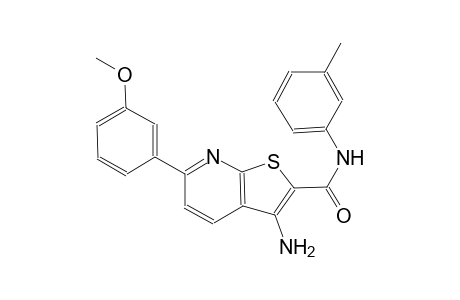 3-amino-6-(3-methoxyphenyl)-N-(3-methylphenyl)thieno[2,3-b]pyridine-2-carboxamide