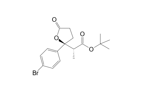 (R*)-tert-Butyl 2-((S*)-2-(4-bromophenyl)-5-oxotetrahydrofuran-2-yl)propanoate