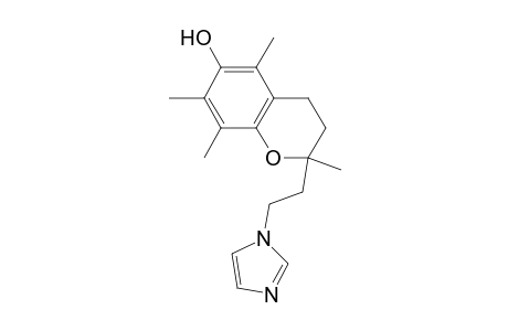 3,4-Dihydro-6-hydroxy-2-(2-(imidazol-1-yl)ethyl)-2,5,7,8-tetramethyl-2h-1-benzopyran