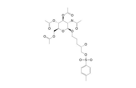 (4'S)-4'-HYDROXY-5'-TOSYLOXYPENTYL-3,4,6-TRI-O-ACETYL-2-ACETYLAMINO-2-DEOXY-BETA-D-GLUCOSIDE