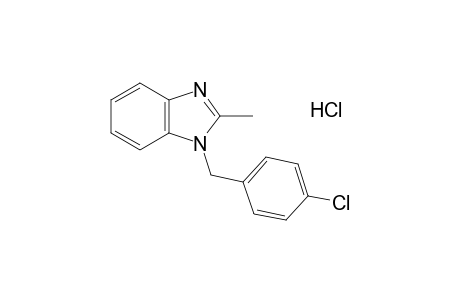 1-(p-chlorobenzyl)-2-methylbenzimidazole, monohydrochloride