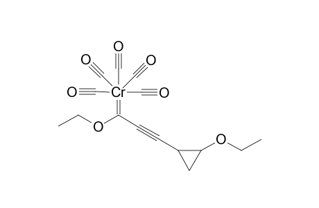 Pentacarbonyl [1-ethoxy-3-(2'-ethoxycyclopropyl) propynylidene] chromium