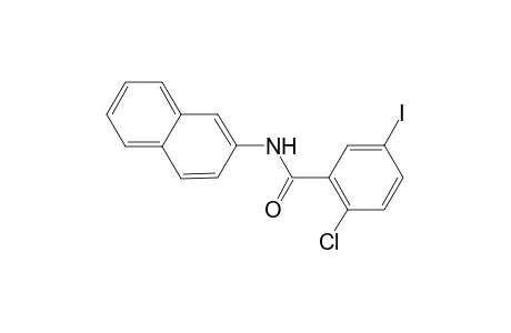 2-Chloro-5-iodo-N-(2-naphthyl)benzamide