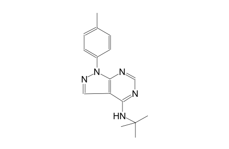 1H-pyrazolo[3,4-d]pyrimidin-4-amine, N-(1,1-dimethylethyl)-1-(4-methylphenyl)-