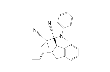 2-((1R,2R)-2,3-Dihydro-2-prop-1-enyl-1H-indan-1-yl)-3,3-dimethyl-2-(N-methylanilino)butane-1,4-dinitrile
