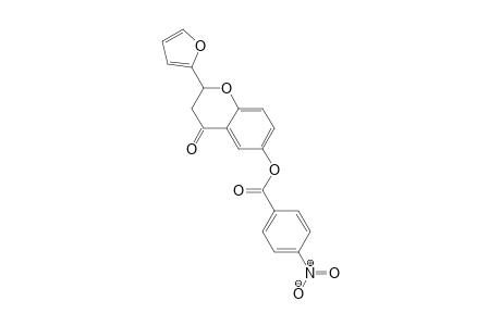 2-(.alpha.-furyl)-6-hydroxychromanone para-nitrobenzoate