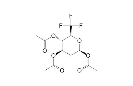 1,3,4-TRI-O-ACETYL-2,6,DIDEOXY-6,6,6-TRIFLUORO-DL-ARABINO-HEXOPYRANOSE;BETA-ANOMER-FORM