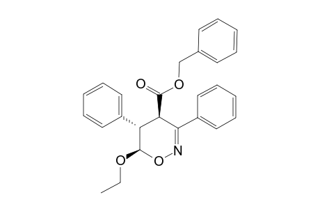 6-Ethoxy-4-benzyloxycarbonyl-3,5-diphenyl-5,6-dihydro-4H-1,2-oxazine