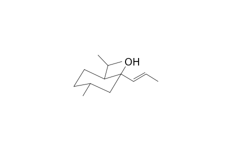 2-Isopropyl-5-methyl-1-[1-propen-1-yl]cyclohexan-1-ol