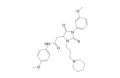 4-imidazolidineacetamide, 1-(3-methoxyphenyl)-N-(4-methoxyphenyl)-5-oxo-3-[3-(1-piperidinyl)propyl]-2-thioxo-
