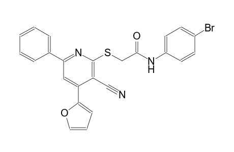 acetamide, N-(4-bromophenyl)-2-[[3-cyano-4-(2-furanyl)-6-phenyl-2-pyridinyl]thio]-