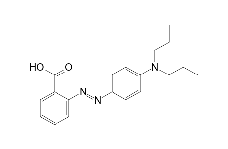 o-{[p-(dipropylamino)phenyl]azo}benzoic acid