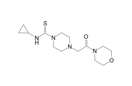 1-piperazinecarbothioamide, N-cyclopropyl-4-[2-(4-morpholinyl)-2-oxoethyl]-