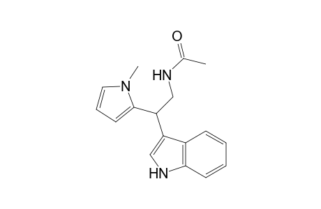 Acetamide, N-[2-(1H-indol-3-yl)-2-(1-methyl-1H-pyrrol-2-yl)ethyl]-