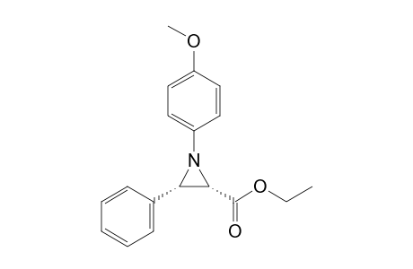 Ethyl cis-1-(p-methoxyphenyl)-3-phenylaziridine-2-carboxylate