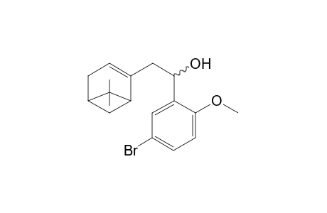 2-( 6',6'-Dimethylbicyclo[3.1.1]hept-2'-ene)-1-(2"-methoxy-5"-bromophenyl)ethanol