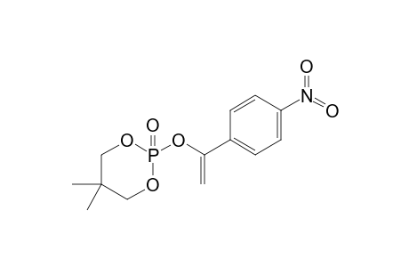 5,5-Dimethyl-2-[1'-(4''-nitrophenyl)vinyloxy]-1,3,2-dioxaphosphorinane 2-Oxide