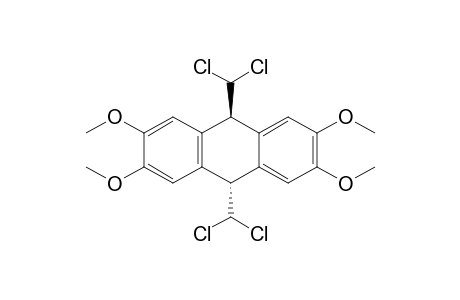 9,10-bis(dichloromethyl)-2,3,6,7-tetramethoxy-9,10-dihydroanthracene