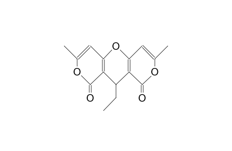10-Ethyl-3,7-dimethyl-1H,9H,10H-dipyrano(4,3-B:3',4'-E)pyran-1,9-dione