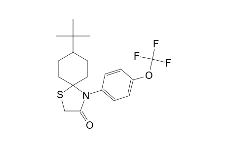 8-tert-Butyl-4-(4-trifluoromethoxy-phenyl)-1-thia-4-aza-spiro[4.5]decan-3-one
