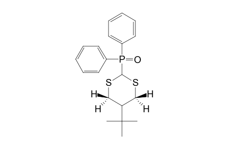 trans-5-tert-Butyl-2-(diphenylphosphinoyl)-1,3-dithiane