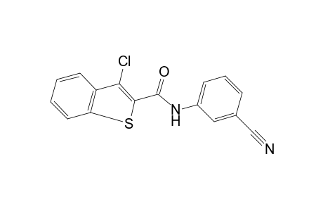 3-CHLORO-3'-CYANOBENZO[b]THIOPHENE-2-CARBOXANILIDE