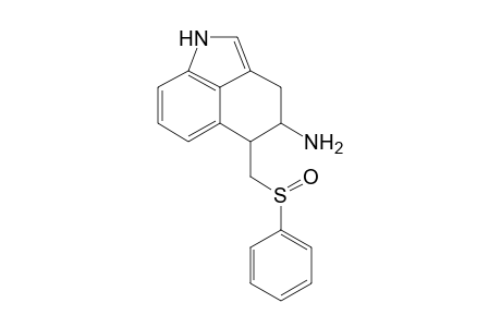 4-Amino-5-(phenylsulfinyl)methyl-1H-1,3,4,5-tetrahydrobenz[cd]indole
