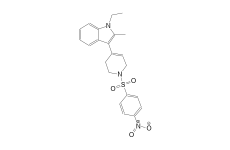 1H-indole, 1-ethyl-2-methyl-3-[1,2,3,6-tetrahydro-1-[(4-nitrophenyl)sulfonyl]-4-pyridinyl]-