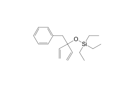 Silane, [[1-ethenyl-1-(phenylmethyl)-2-propenyl]oxy]triethyl-