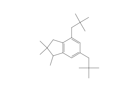 1H-Indene, 4,6-bis(2,2-dimethylpropyl)-2,3-dihydro-1,2,2-trimethyl-