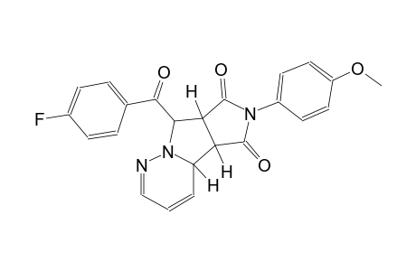 (4aR,4bS,7aR,8S)-8-(4-fluorobenzoyl)-6-(4-methoxyphenyl)-7a,8-dihydro-4aH-pyrrolo[3',4':3,4]pyrrolo[1,2-b]pyridazine-5,7(4bH,6H)-dione