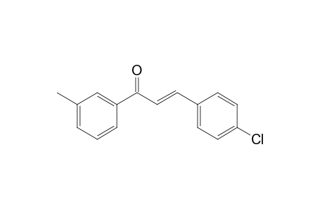 (2E)-3-(4-Chlorophenyl)-1-(3-methylphenyl)-2-propen-1-one