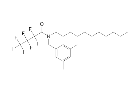 Heptafluorobutyramide, N-(3,5-dimethylbenzyl)-N-undecyl-