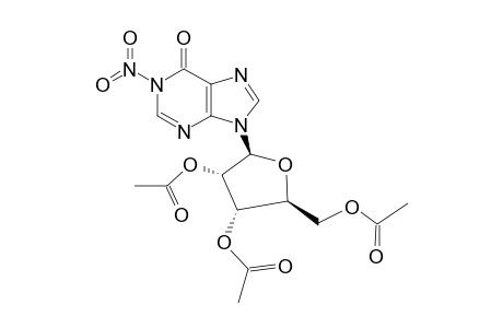 acetic acid [(2S,3S,4S,5S)-3,4-diacetoxy-5-(6-keto-1-nitro-purin-9-yl)tetrahydrofuran-2-yl]methyl ester