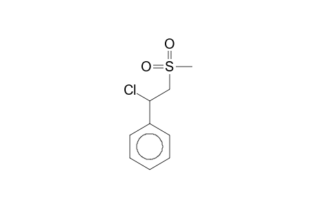 [1-Chloro-2-(methylsulfonyl)ethyl]benzene