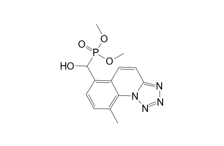Dimethyl [hydroxy(9-methyltetrazolo[1,5-a]quinolin-6-yl)methyl]phosphonate