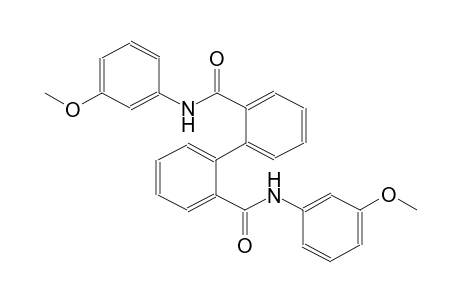 N~2~,N~2~'-bis(3-methoxyphenyl)[1,1'-biphenyl]-2,2'-dicarboxamide