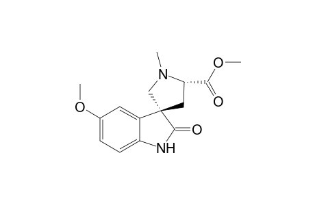 (3R,3'S)-(-)-spiro[5-methoxyindole-2-one-3,3'-N-methyl-5'-(methoxycarbonyl)pyrrolidine]