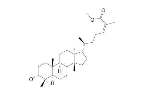 METHYL-3-ALPHA-HYDROXY-TIRUCALLA-(7,24Z)-DIEN-27-OATE