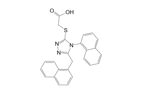 2-[[4-(1-naphthalenyl)-5-(1-naphthalenylmethyl)-1,2,4-triazol-3-yl]thio]acetic acid