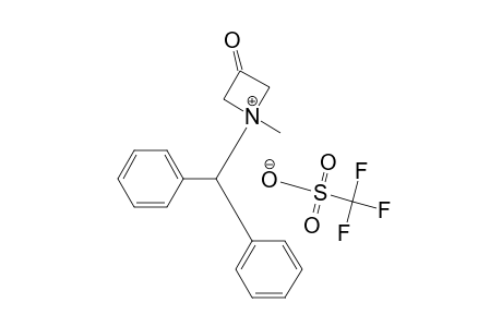 1-(Diphenylmethyl)-1-methyl-3-oxoazetidinium Trifluoromethanesulfonate