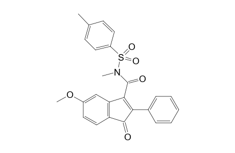 5-methoxy-N-methyl-1-oxo-2-phenyl-N-tosyl-1H-indene-3-carboxamide