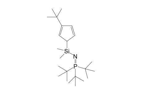 P-Tri-tert-butyl-N-[dimethyl-(4-tert-butyl-cyclopenta-2,4-dienyl)-silanyl]iminophosphorane