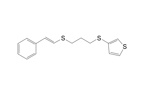 3-((3-(Styrylthio)propyl)thio)thiophene