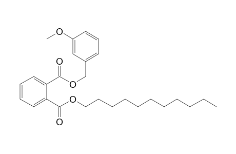 Phthalic acid, 3-methoxybenzyl undecyl ester