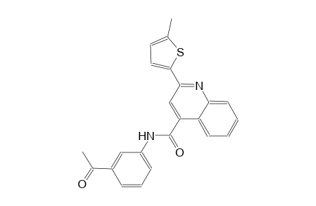 N-(3-acetylphenyl)-2-(5-methyl-2-thienyl)-4-quinolinecarboxamide